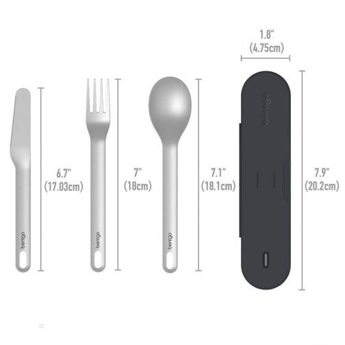 Bentgo Utensils UK - Bentgo Stainless Steel Travel Utensil Set UK 2391-GUCTN - Image 6