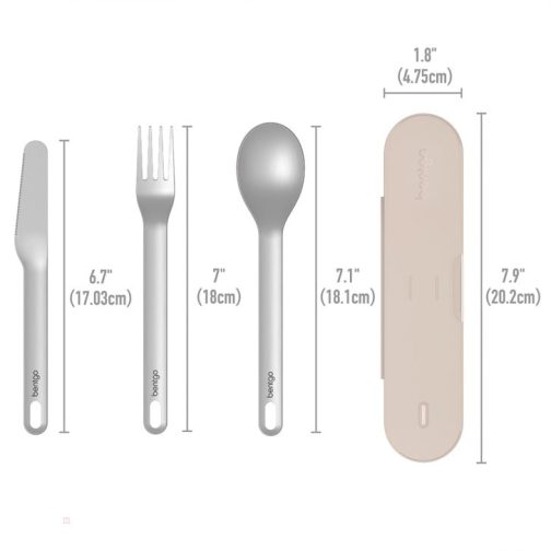 Bentgo Stainless Steel Travel Utensil Set Utensils UK | Bentgo UK 5714-DMQGO - Image 6