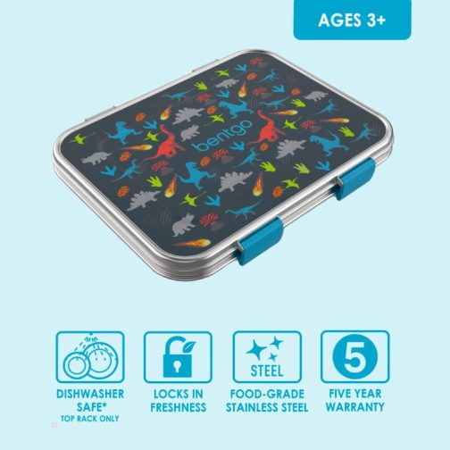 Bentgo Kids Stainless Steel Prints Kids Stainless Steel UK | Bentgo UK 6075-DOQVI - Image 3