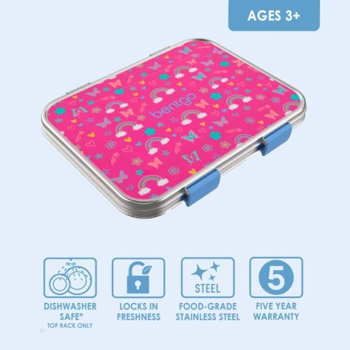 Bentgo UK - Bentgo Kids Stainless Steel Prints Kids Stainless Steel UK 9583-QVXAH - Image 3