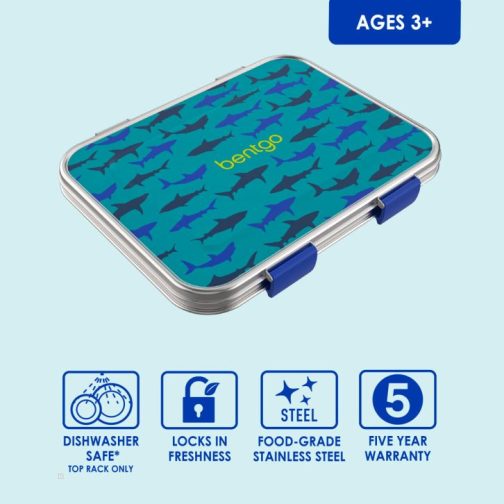 Bentgo Stainless Steel Kids UK - Bentgo Kids Stainless Steel Prints UK 3845-POXRV - Image 3