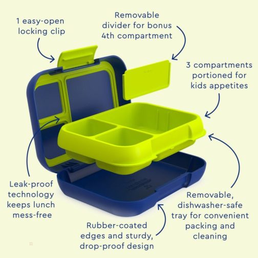 Bentgo Lunch Box UK - Bentgo Pop Lunch Box (2-Pack) UK 5796-XHARF - Image 2