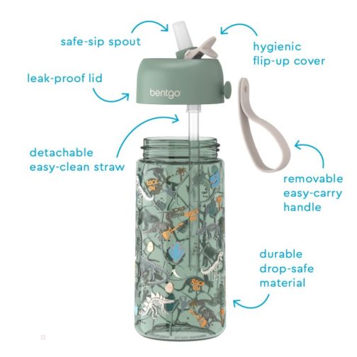 Bentgo Kids Prints Water Bottles Kids Lunch Box UK | Bentgo UK 4682-HZYAO - Image 4