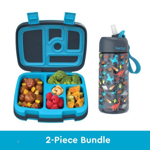 Bentgo Lunch Box UK - Bentgo Kids Prints Water Bottle & Kids Lunch Box UK 3164-ZSOCB