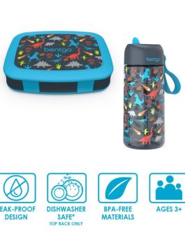 Bentgo Lunch Box UK – Bentgo Kids Prints Water Bottle & Kids Lunch Box UK 3164-ZSOCB