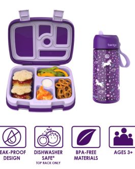 Bentgo Kids Prints Water Bottles Kids Lunch Box UK | Bentgo UK 7134-ULKEO
