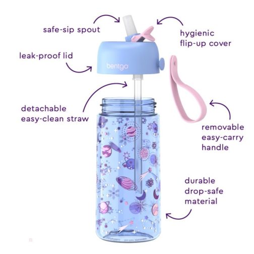 Bentgo Kids Prints Water Bottles Kids Lunch Box UK | Bentgo UK 7134-ULKEO - Image 5