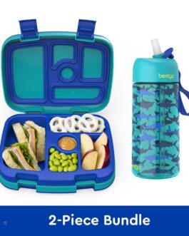 Bentgo Kids Prints Water Bottle & Kids Lunch Box UK | Bentgo UK 1520-MQNXF