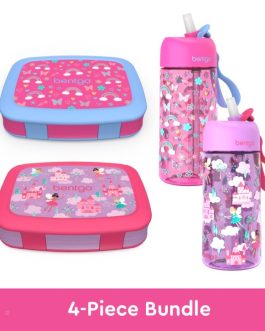 Bentgo UK – Bentgo Kids Prints Water Bottles Kids Lunch Box UK 1302-FLEBO