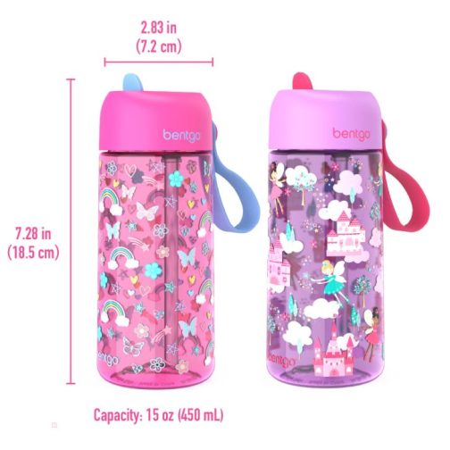 Bentgo UK - Bentgo Kids Prints Water Bottles Kids Lunch Box UK 1302-FLEBO - Image 6