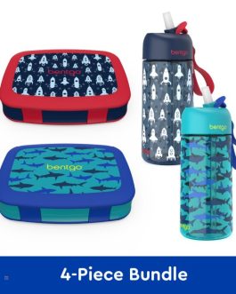 Bentgo Kids Prints Water Bottles Kids Lunch Box UK | Bentgo UK 0946-KADOW
