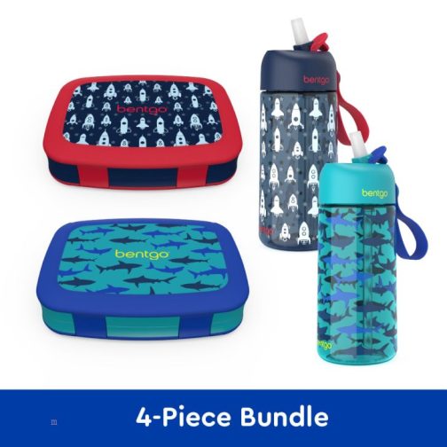 Bentgo Kids Prints Water Bottles Kids Lunch Box UK | Bentgo UK 0946-KADOW
