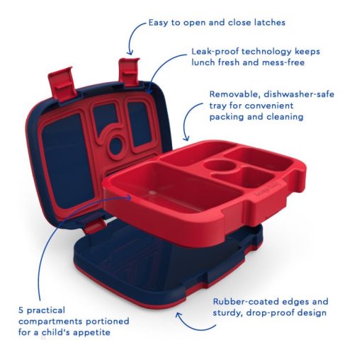 Bentgo Kids Prints Water Bottles Kids Lunch Box UK | Bentgo UK 0946-KADOW - Image 4