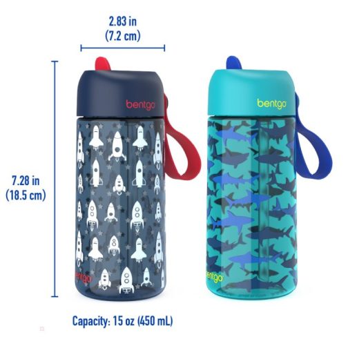 Bentgo Kids Prints Water Bottles Kids Lunch Box UK | Bentgo UK 0946-KADOW - Image 7